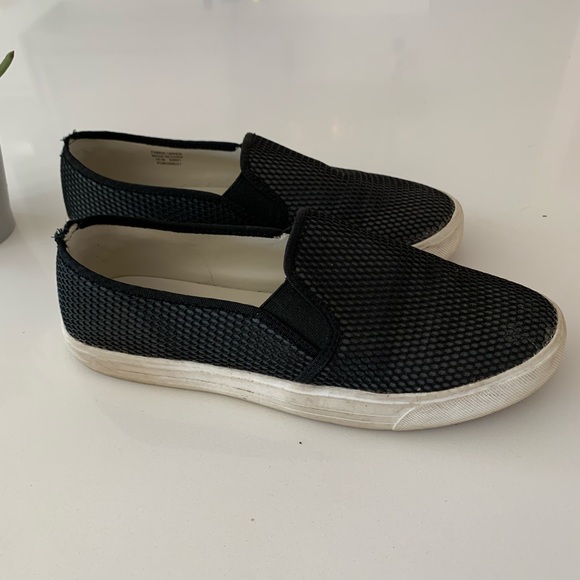 J Crew Slip on Black Perforated Shoes - Picture 3 of 4